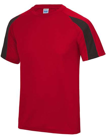 Just Cool Contrast Cool T Fire Red/Jet Black S (JC003)