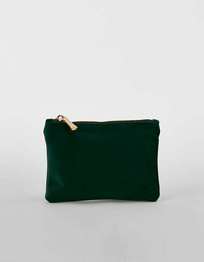 BagBase Velvet Accessory Pouch Dark Emerald S (17 x 12 cm) (BG715)