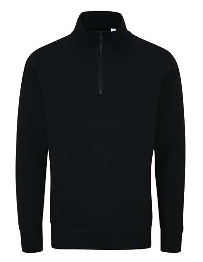 Mantis The Quarter Zip Sweat Black M (P197)