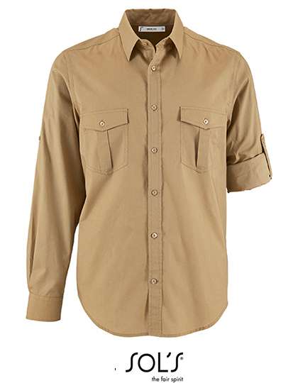 SOL´S Men´s Shirt Burma Chestnut XXL (L02763)