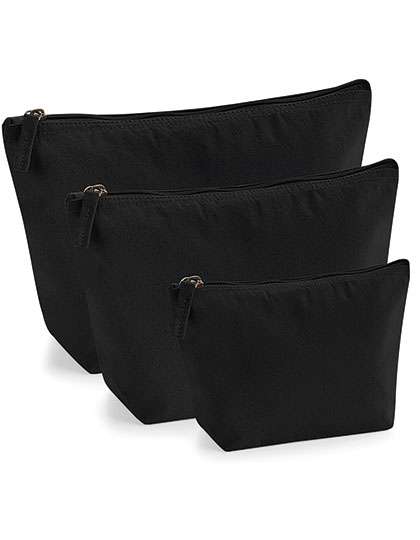 Westford Mill EarthAware® Organic Accessory Bag Black L (23 x 22.5 x 11 cm) (WM840)