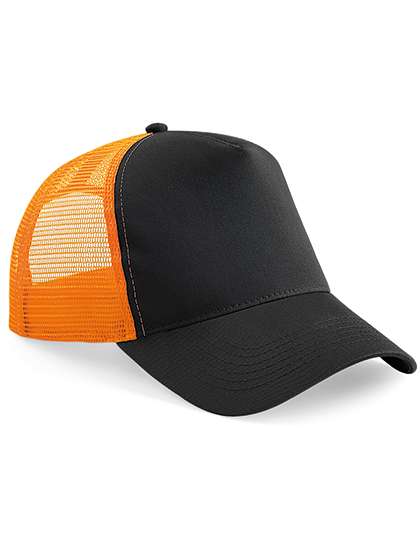 Beechfield Snapback Trucker Black/Orange One Size (CB640)