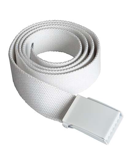 Korntex Trendy Promotional Belt Basel White One Size (KX153)