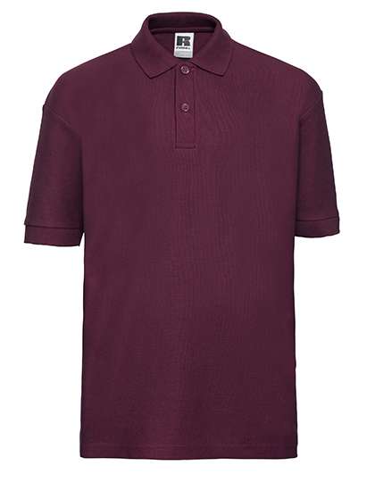 Russell Kids´ Classic Polycotton Polo Burgundy 140 (XL) (Z539K)