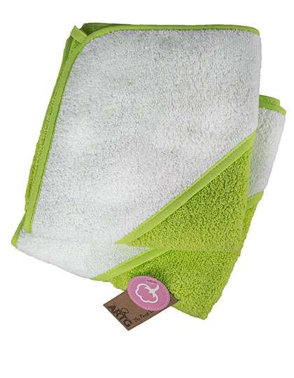 ARTG Babiezz® Hooded Towel Lime Green/White 75 x 75 cm (ARB032)