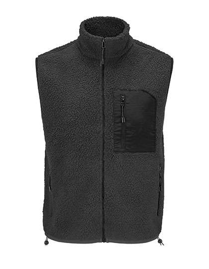 SOL´S Unisex Sherpa Bodywarmer Fury Carbon Grey/Black L (L04041)