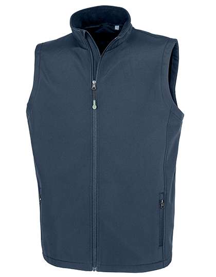 Result Genuine Recycled Men´s Recycled 2-Layer Printable Softshell Bodywarmer Navy M (RT902)