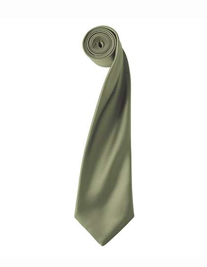 Premier Workwear Colours Collection Satin Tie Olive (ca. Pantone 378C) 144 x 8,5 cm (PW750)