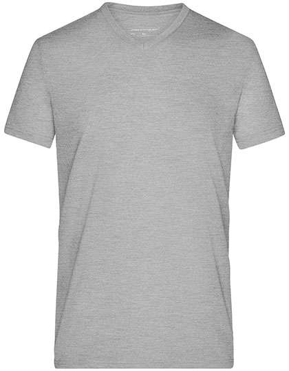 James&Nicholson Men´s Heather T-Shirt Grey Heather XL (JN974)