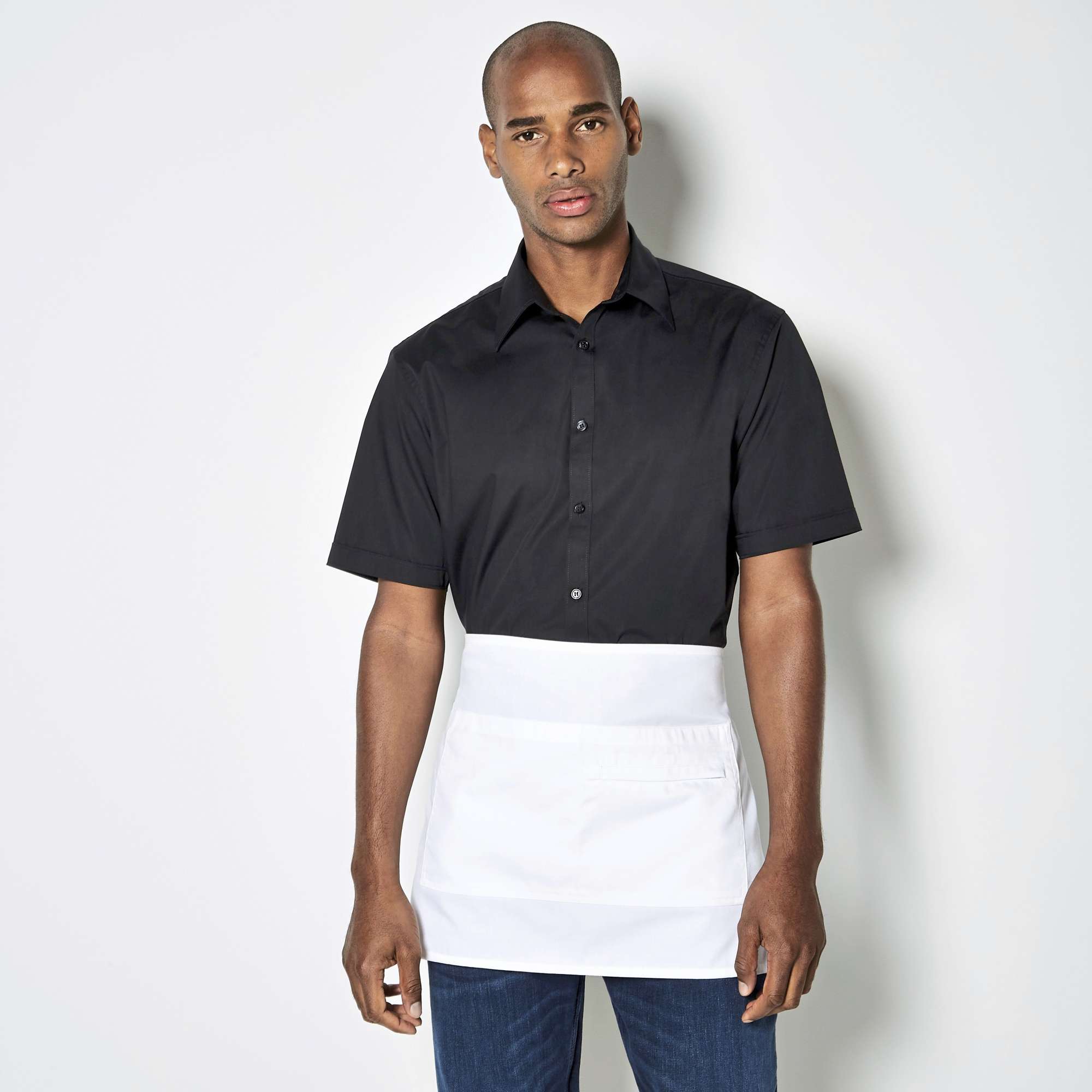 Bargear Men´s Tailored Fit Shirt Short Sleeve Black 37 (S/14H) (K120)