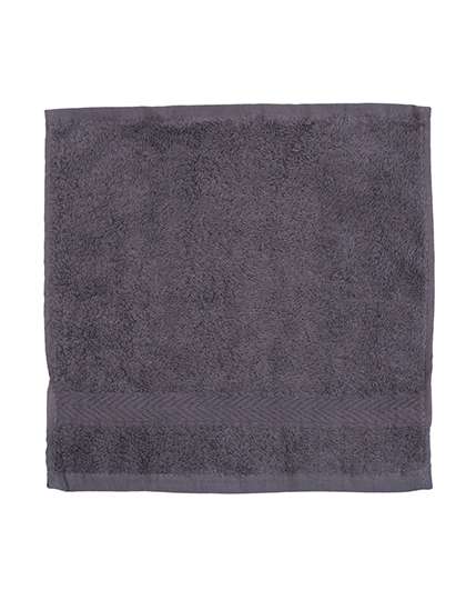 Towel City Luxury Face Cloth Steel Grey 30 x 30 cm (TC01)