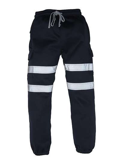 YOKO Hi-Vis Jogging Bottoms Navy XL (YK016T)