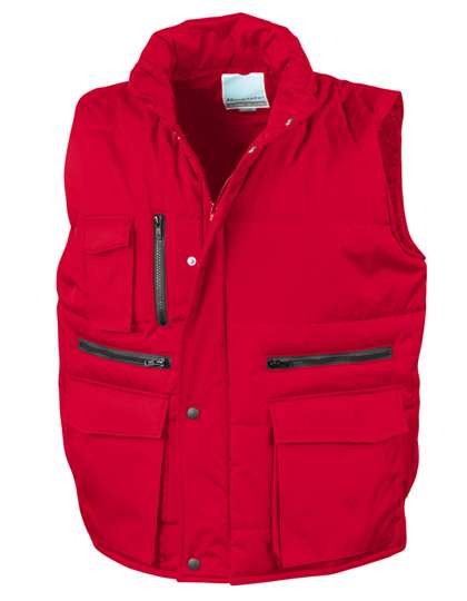 Result WORK-GUARD Lance Ripstop Bodywarmer Red 3XL (RT127)