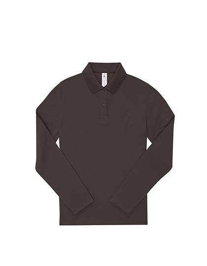 B&C My Polo 210 Long Sleeve /Women Roasted Coffee S (BCPW464)