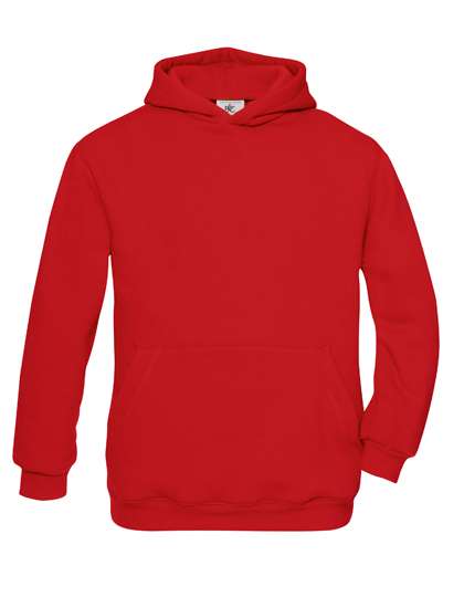 B&C Kids´ Hooded Sweat Red 7/8 (122/128) (BCWK681)