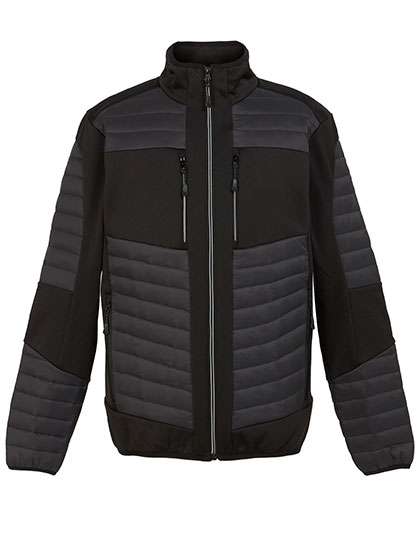 Regatta Professional E-volve Unisex Thermal Hybrid Jacket Ash (Heather)/Black M (RG563)