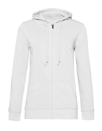 B&C Inspire Zipped Hood Jacket /Women_° White M (BCWW36B)