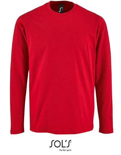 SOL´S Men´s Long Sleeve T-Shirt Imperial Red XS (L02074)