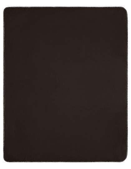 James&Nicholson Fleece Blanket Brown/Natural One Size (JN1901)