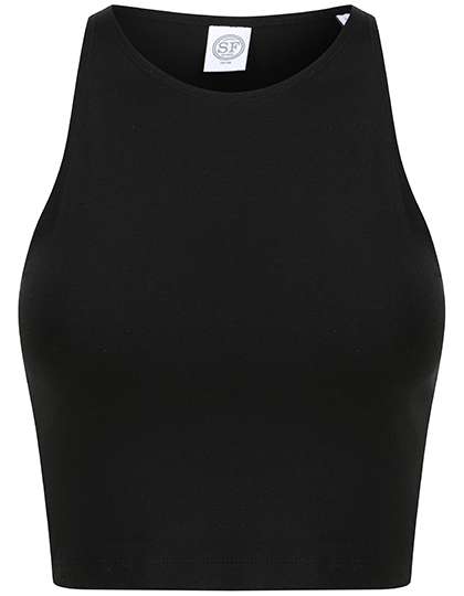 SF Women Women´s Cropped Top Black XL (SF106)