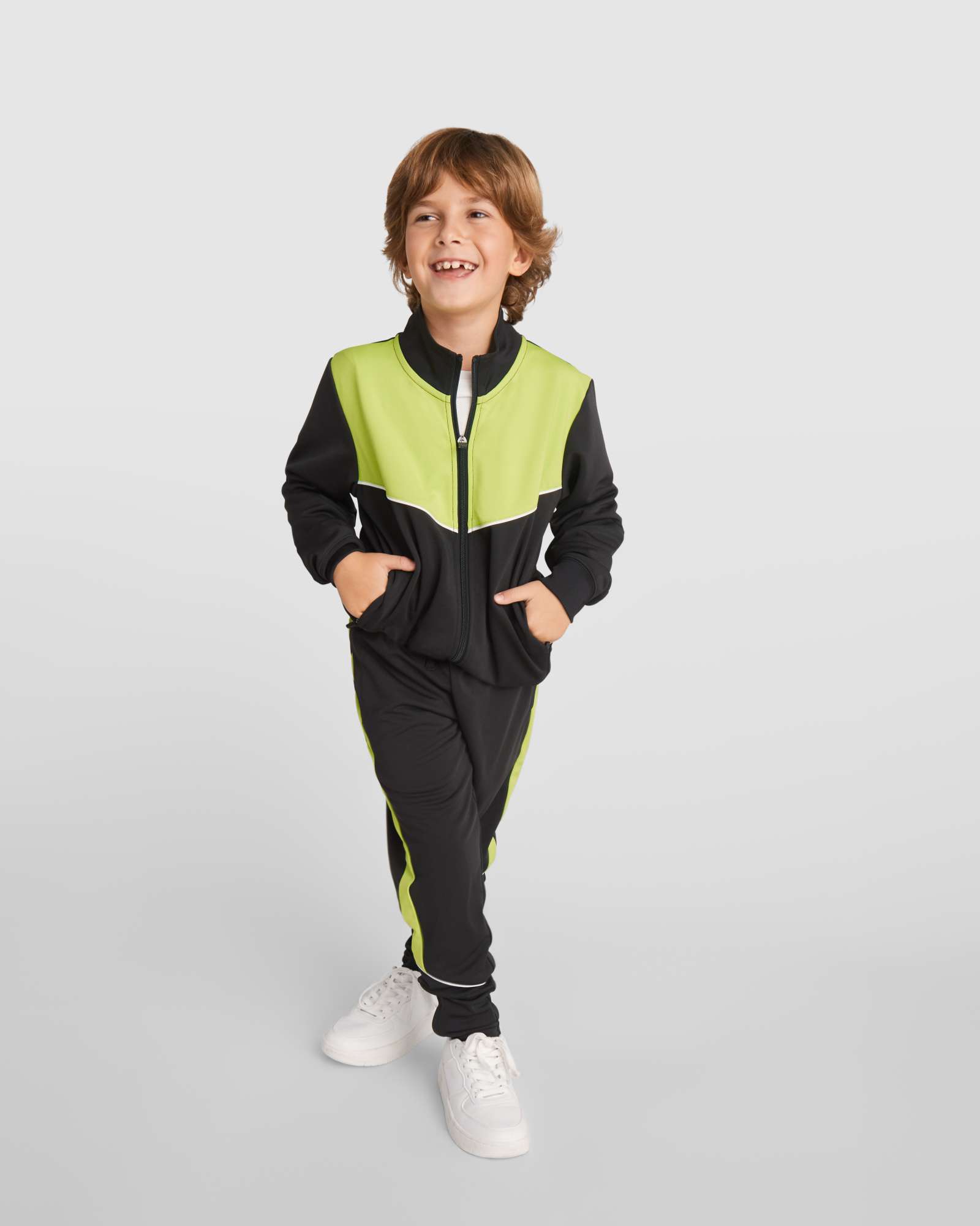 Roly Sport Kids´ Evans Tracksuit Navy Blue 55/Yellow 03 6 Jahre (RY6402K)