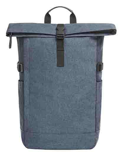 Halfar Notebook Backpack Circle Blue-Grey Melange 35 x 47 x 16 cm (HF8032)