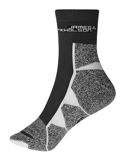 James&Nicholson Sport Socks Black/White 42-44 (JN215)