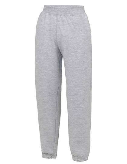 Just Hoods Kids´ Cuffed Jogpants Heather Grey 9/11 (L) (JH072K)