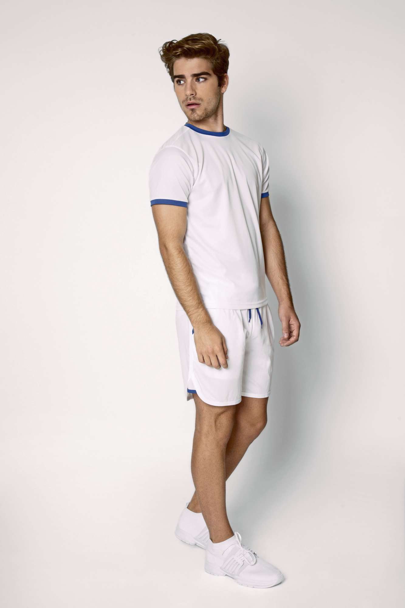 Nath Short Sleeve Sport T-Shirt Action White/Royal Fluor XS (NH160)