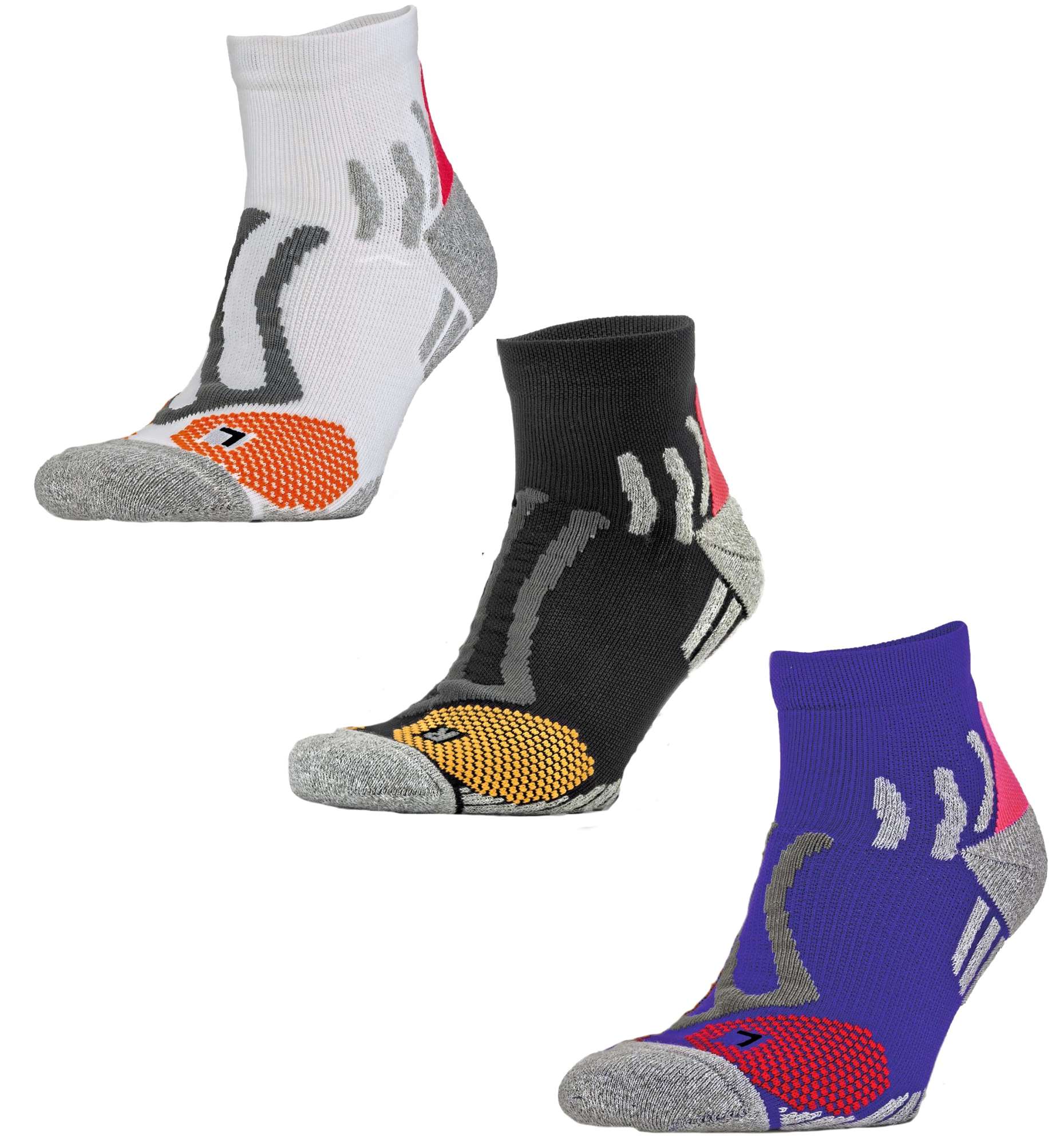 SPIRO Technical Compression Coolmax Sports Socks Purple S/M (RT294)