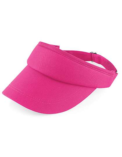 Beechfield Sports Visor Fuchsia One Size (CB41)