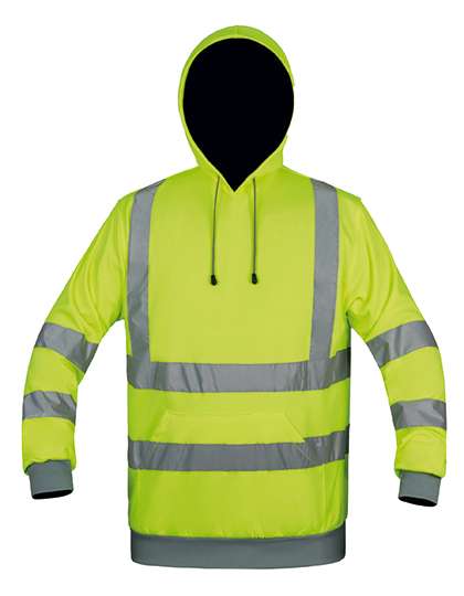 Korntex Hi-Vis Workwear Hoody Cork Signal Yellow XL (KX421)