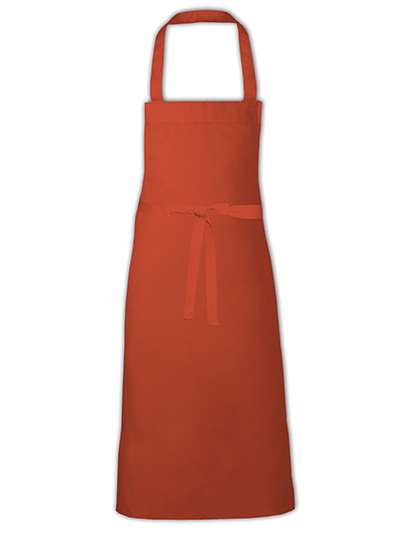 Link Kitchen Wear Barbecue Apron XB - EU Production Orange (ca. Pantone 1655) 90 x 90 cm (X999)