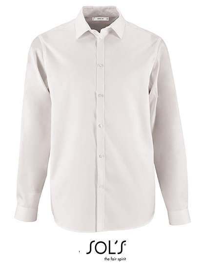 SOL´S Men´s Herringbone Shirt Brody White S (L02102)