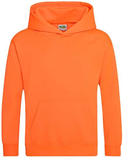 Just Hoods Kids´ Electric Hoodie Electric Orange 5/6 (S) (JH004K)