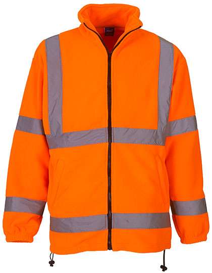 YOKO Hi-Vis Fleece Jacket Hi-Vis Orange S (YK08)