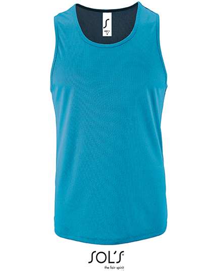 SOL´S Men´s Sports Tank Top Sporty Aqua 3XL (L02073)