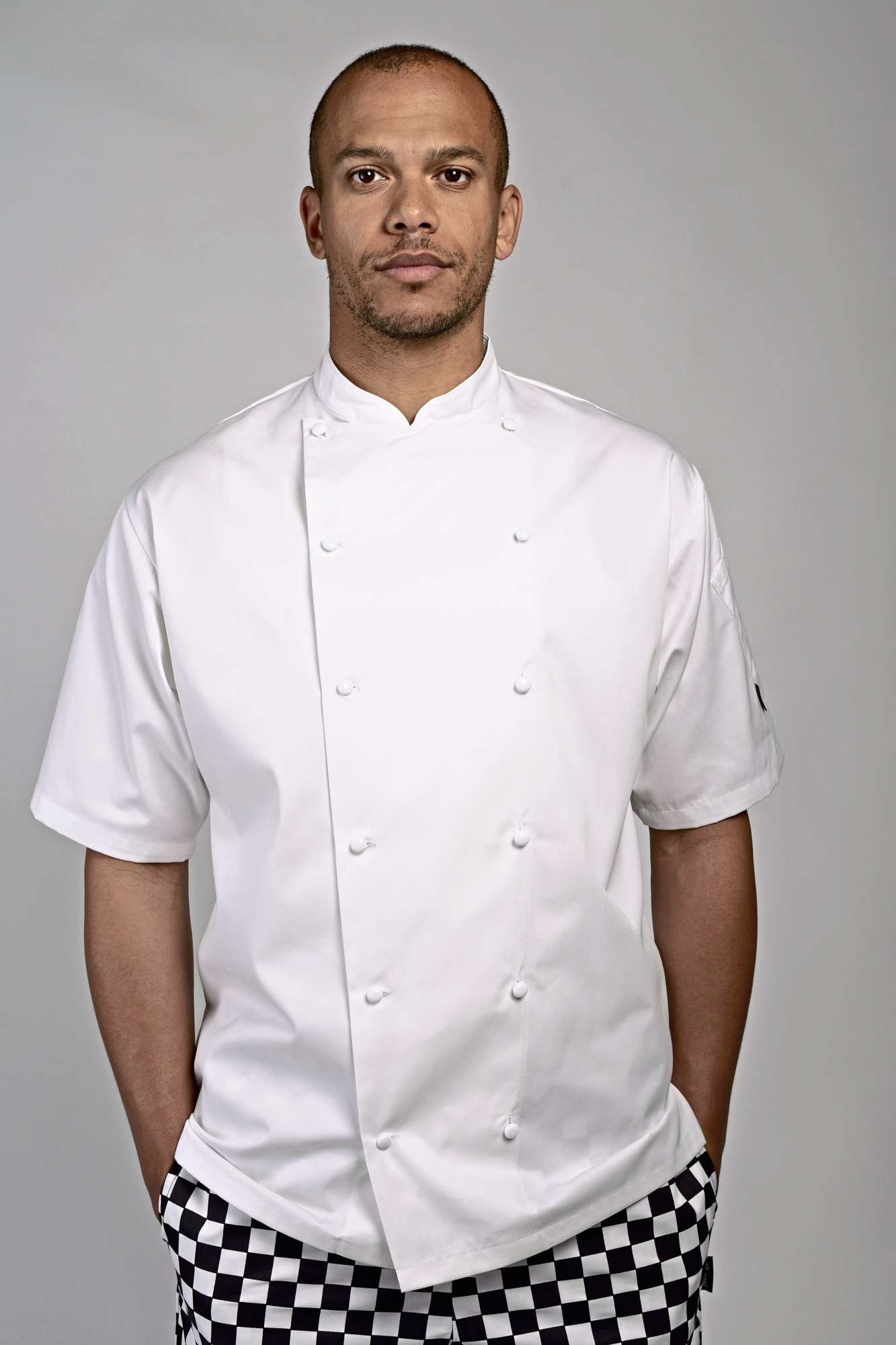 Le Chef Executive Jacket Short Sleeve White XXS (LF092S)