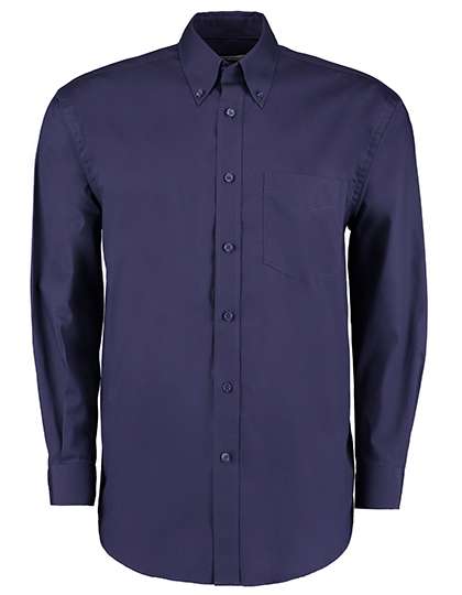 Kustom Kit Men´s Classic Fit Premium Oxford Shirt Long Sleeve Midnight Navy 43 (17) (K105)