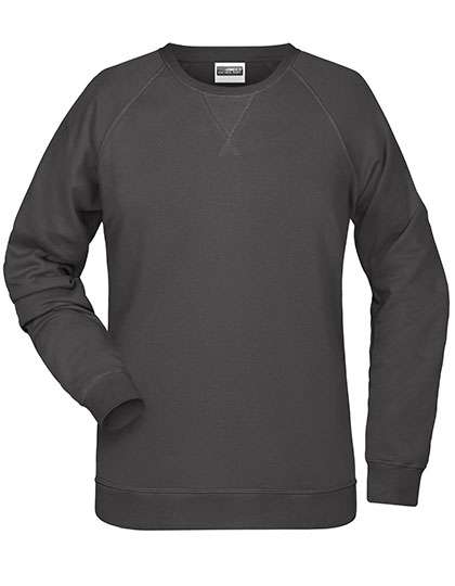 James&Nicholson Ladies´ Sweat Graphite (Solid) XXL (JN8021)