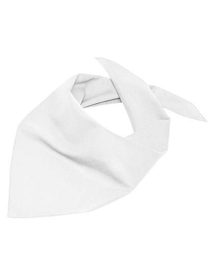 Myrtle beach Triangular Scarf White One Size (MB6524)