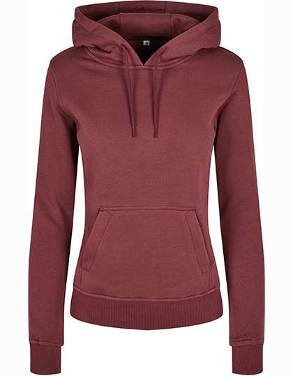 Build Your Brand Ladies´ Organic Hoody Cherry L (BY139)