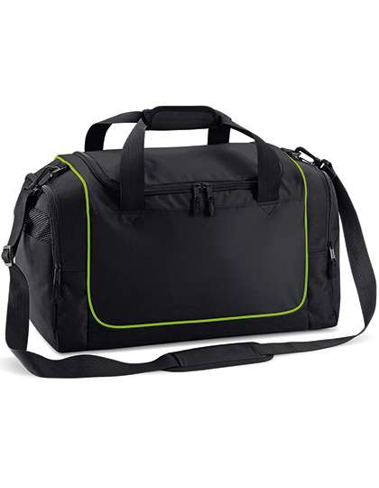 Quadra Teamwear Locker Bag Black/Lime Green 47 x 30 x 27 cm (QS77)