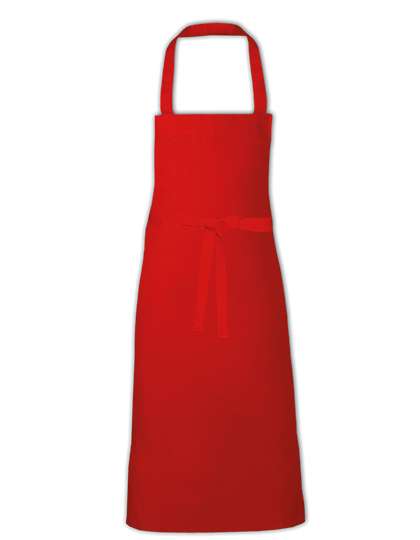 Link Kitchen Wear Barbecue Apron XB - EU Production Red (ca. Pantone 200) 90 x 90 cm (X999)