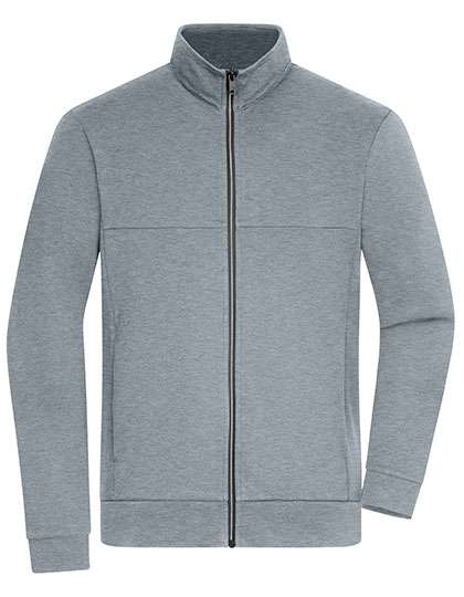 James&Nicholson Men´s Sporty Jacket Light Melange XL (JN1318)