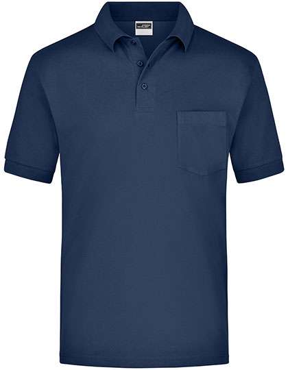 James&Nicholson Polo-Piqué Pocket Navy XL (JN026)