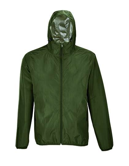 NEOBLU Unisex Waterproof Windbreaker Jacket Andrea Deep Khaki L (NB3781)