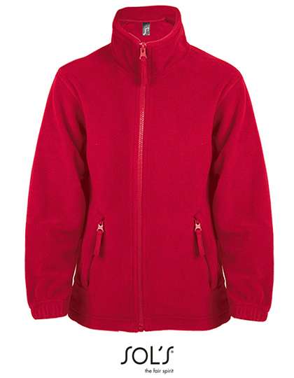 SOL´S Kids´ Fleecejacket North Red 14 Jahre (154/164) (L742K)