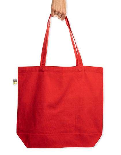 Printwear Fairtrade Cotton Oversized Bag Red (ca. Pantone 200C) 49 x 50 cm (XT630)