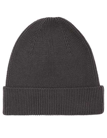 Neutral Beanie 1x1 Rib Charcoal One Size (NE93057)